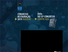 Tablet Screenshot of congressorestauracao.com